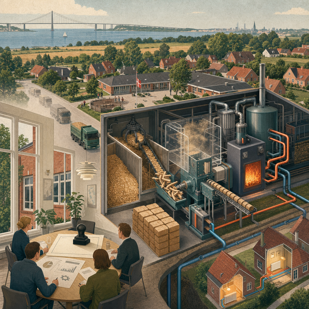 Illustration til: Gelsted Fjernvarme søger garanti for lån på 6,8 mio. kr.