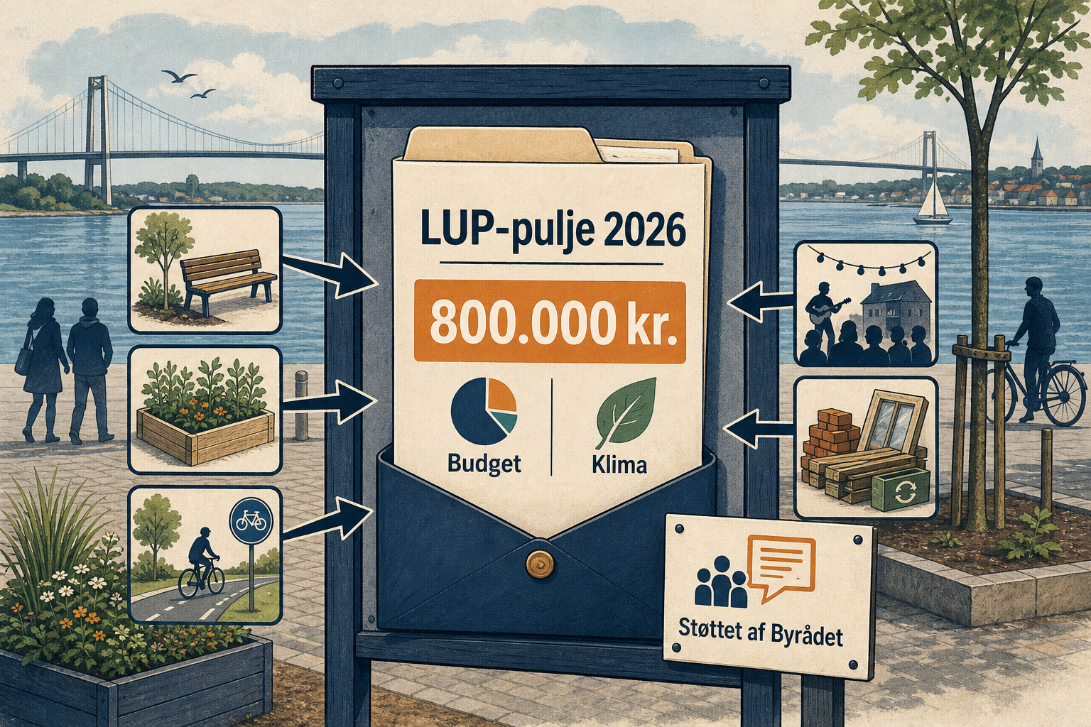 Illustration til: 800.000 kroner klar til lokale projekter i 2026