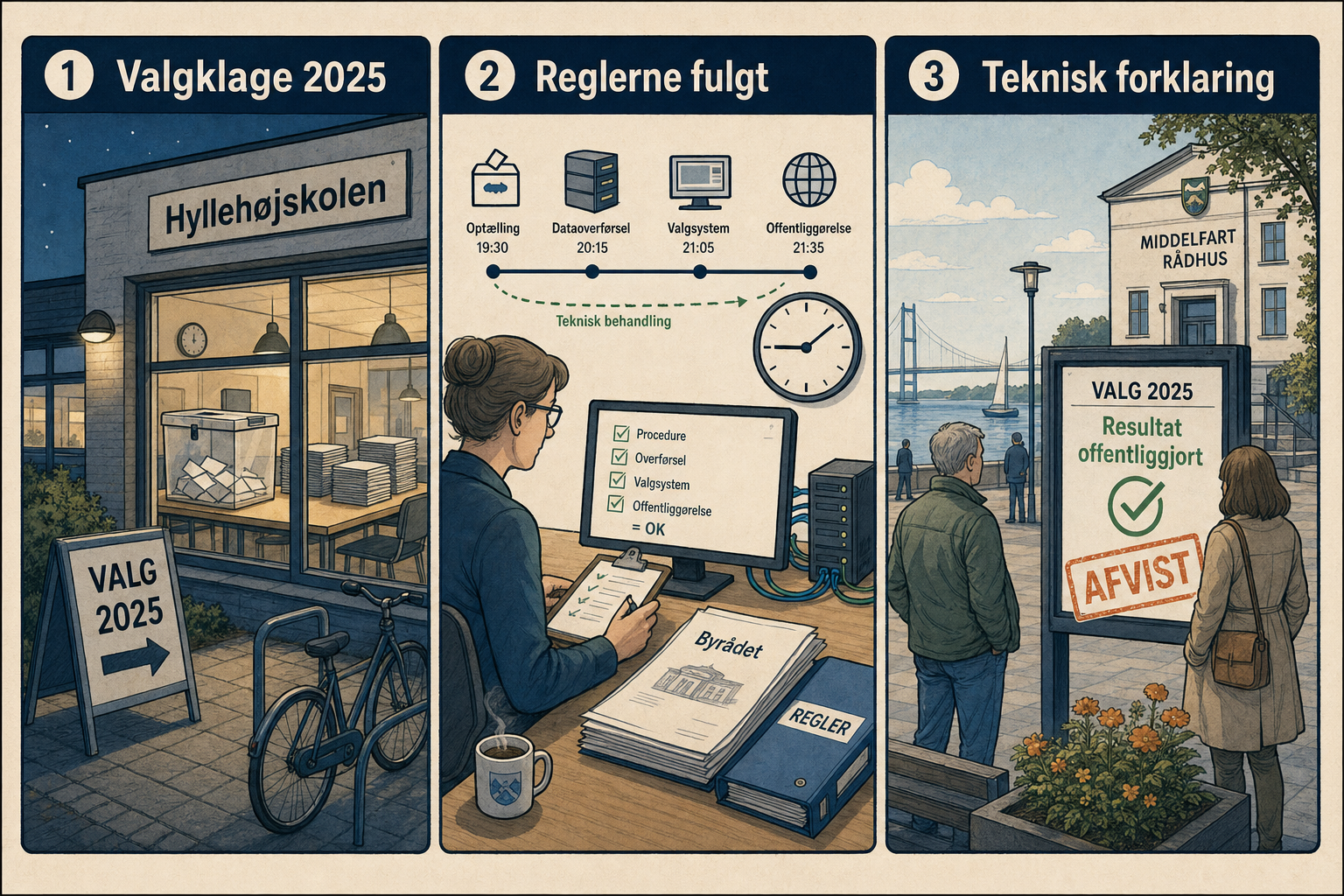 Illustration til: Klage over valgfusk afvist: Reglerne blev fulgt