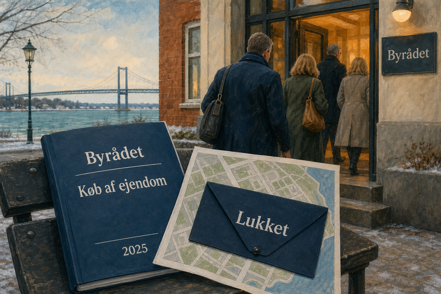 Illustration til: Ejendomskøb på dagsordenen i byrådet