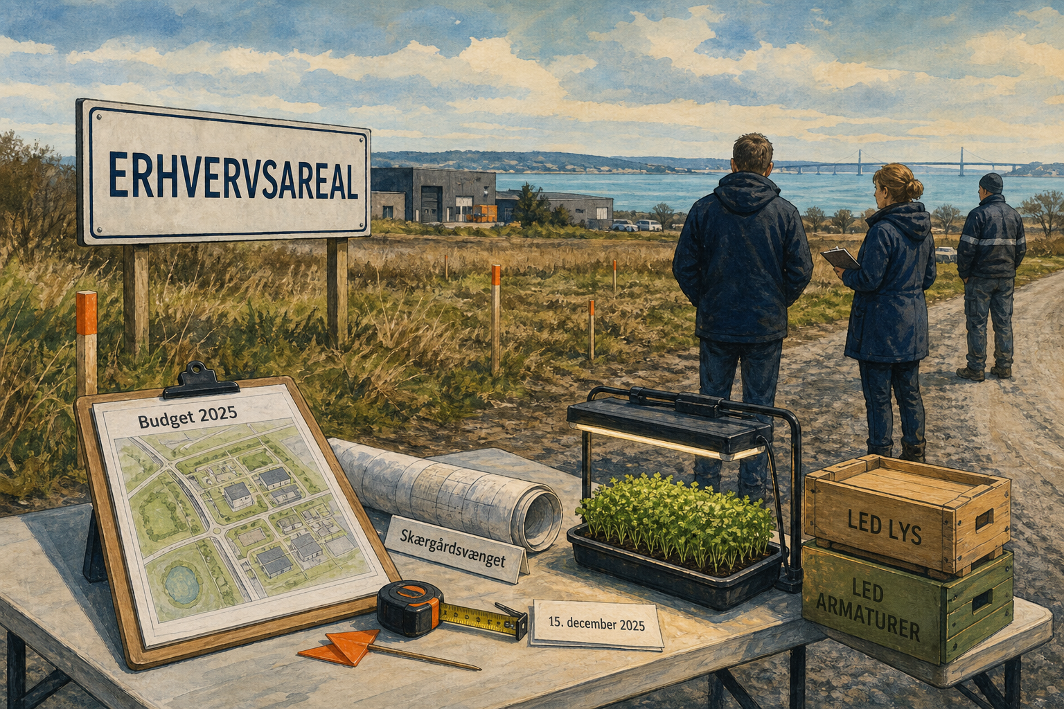 Illustration til: Kommunen sælger jord til erhverv