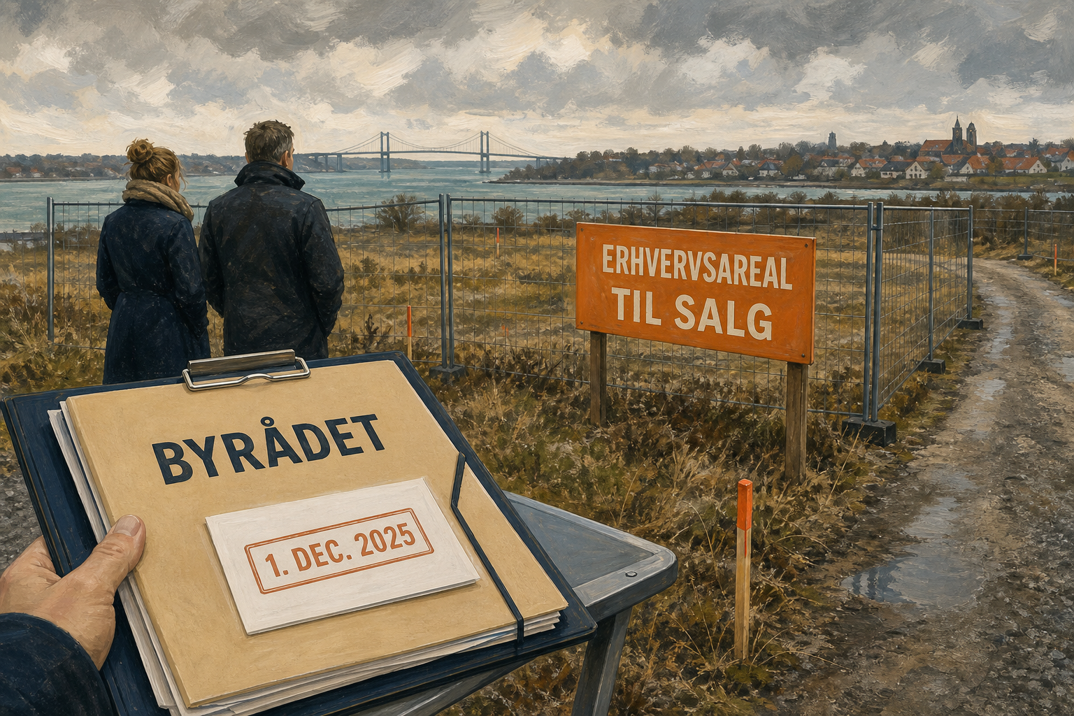 Illustration til: Erhvervsjord til salg på byrådets dagsorden