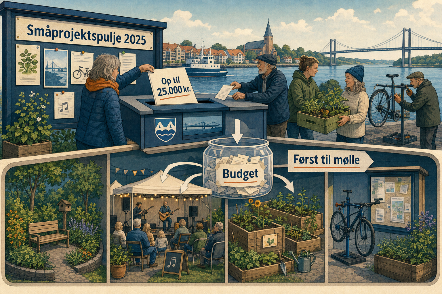 Illustration til: Foreninger kan nu søge op til 25.000 kroner til lokale projekter