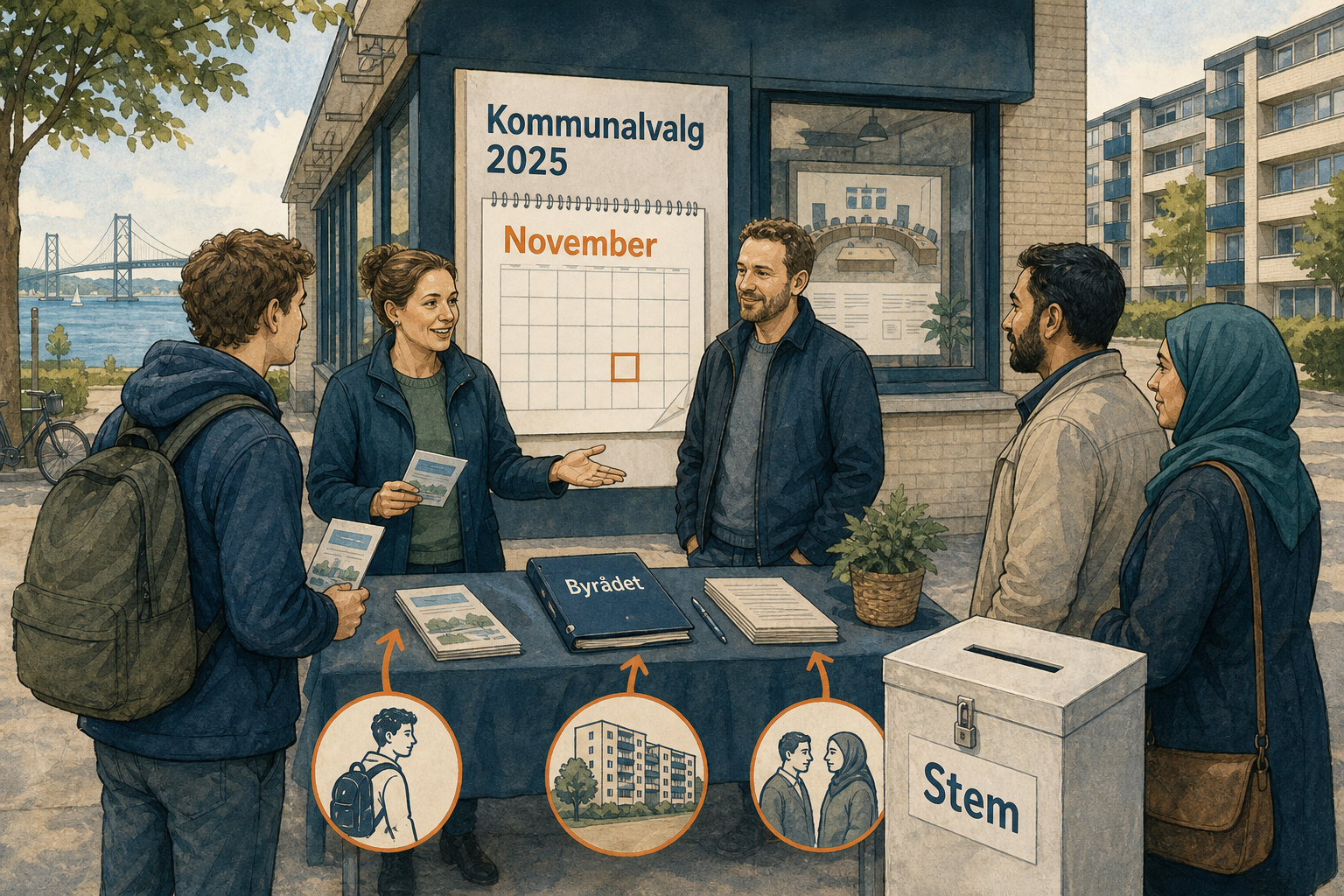 Illustration til: Målrettet jagt på stemmer: Her er planen for valget i november