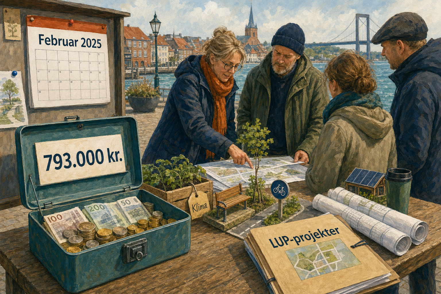 Illustration til: Nu åbner pengekassen: 793.000 kroner klar til lokale projekter