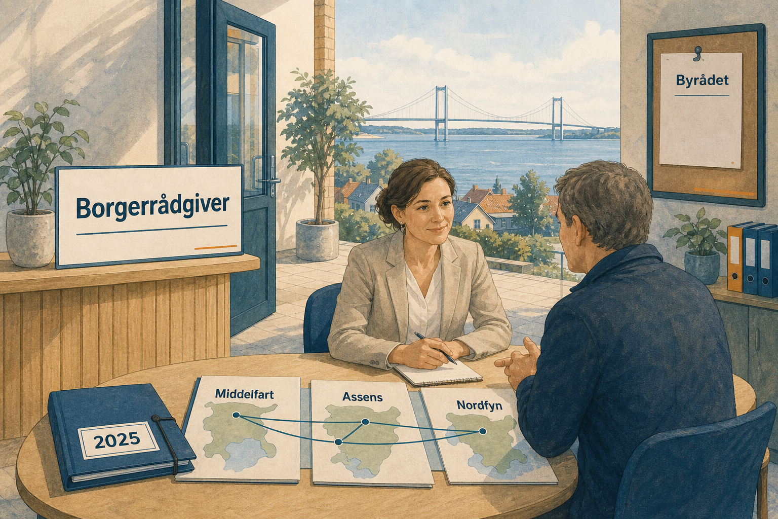 Illustration til: Ny borgerrådgiver godkendt til Middelfart og naboerne