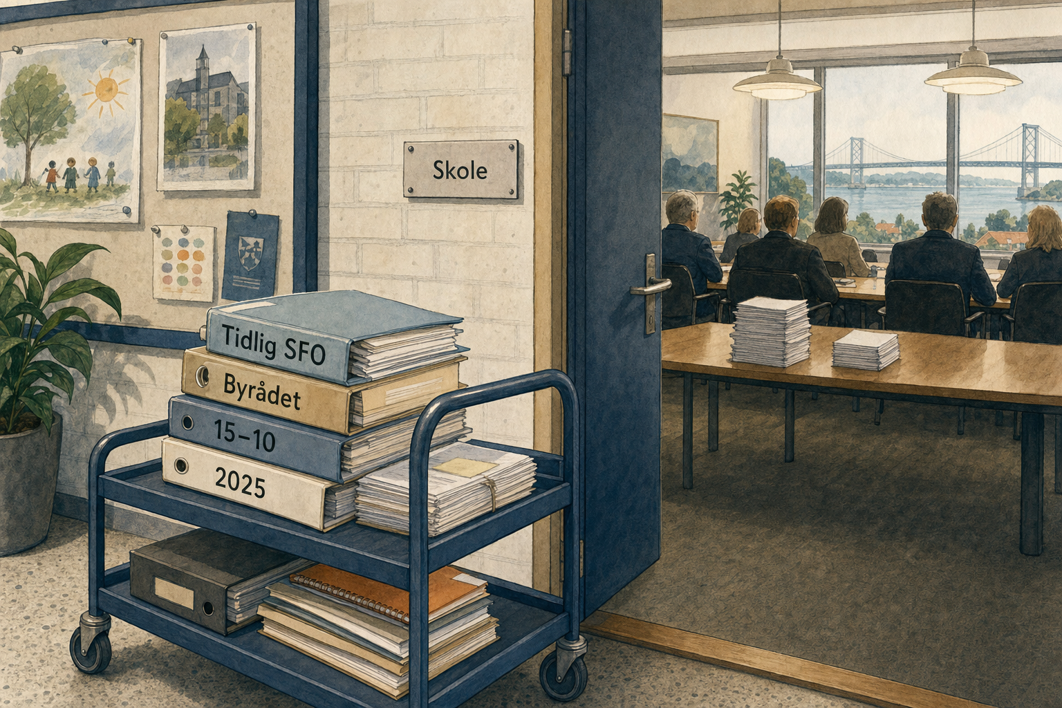 Illustration til: Politisk flertal freder toppen i sag om ulovlig SFO-tvang