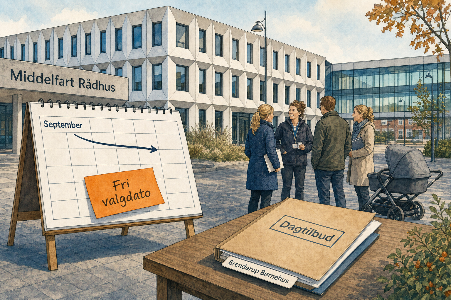 Illustration til: Slut med tvang i september: Daginstitutioner bestemmer selv valgdato
