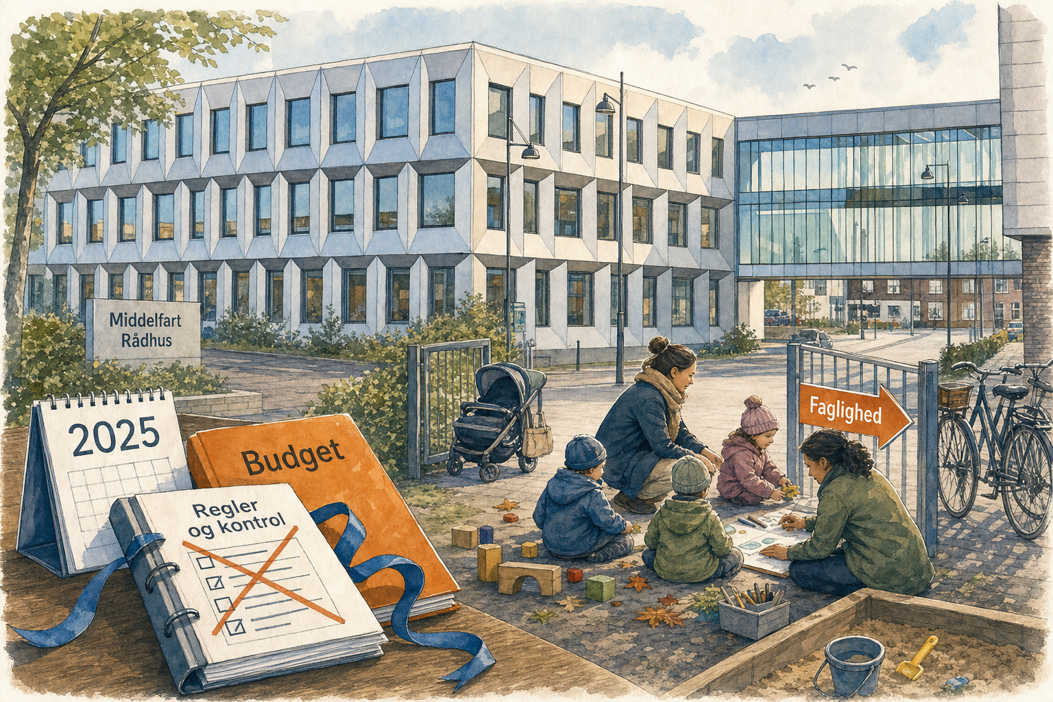 Illustration til: Slut med unødig kontrol: Nu skal pædagogerne sættes fri