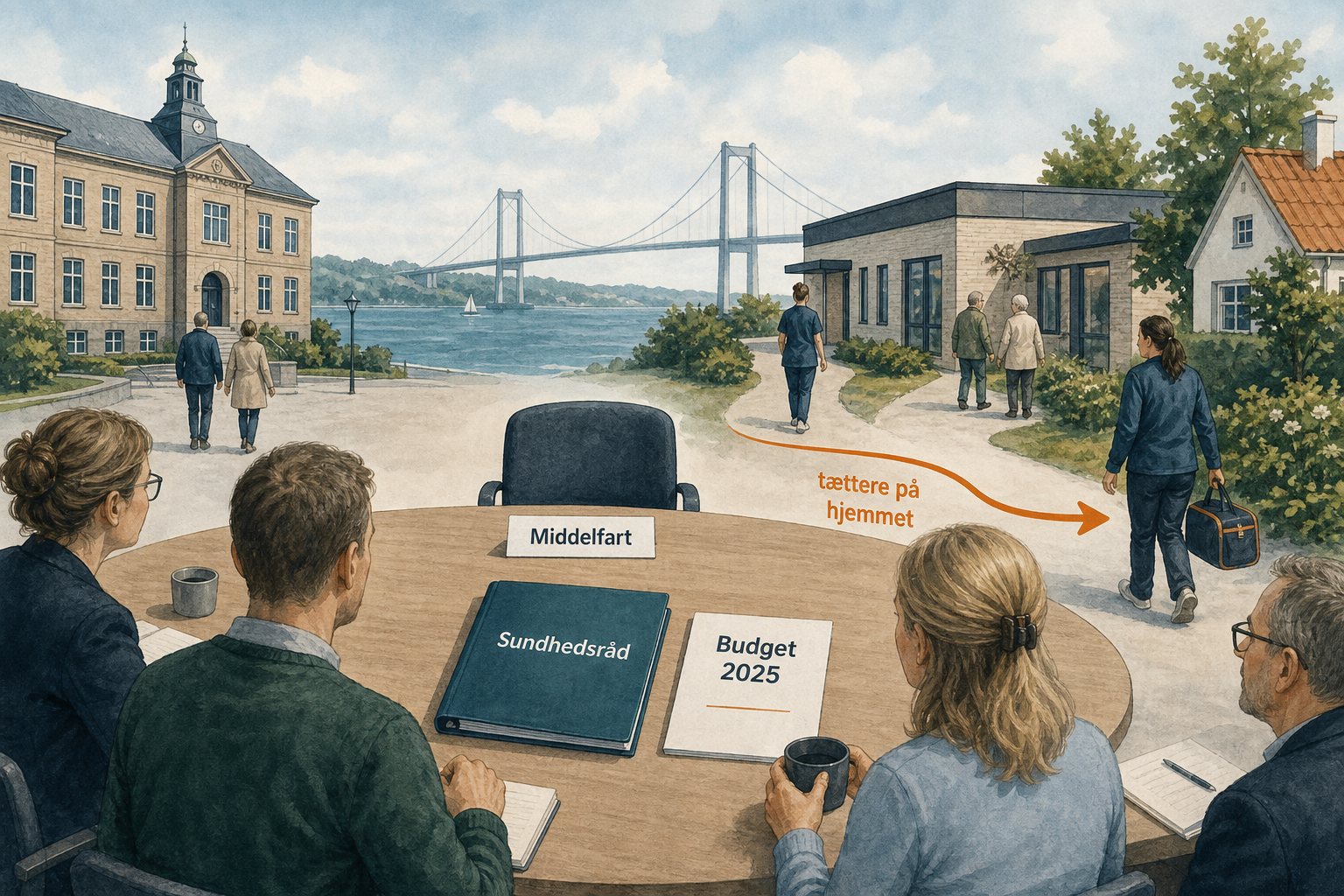 Illustration til: Middelfart får stemme i nyt magtfuldt sundhedsråd