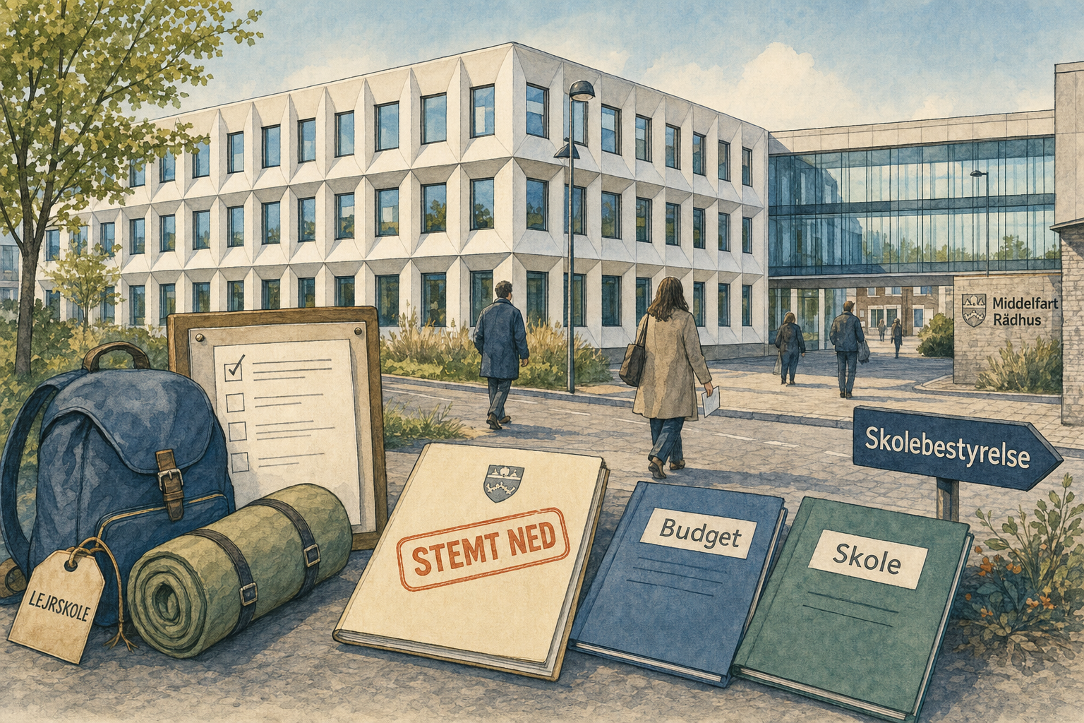 Illustration til: Forslag om faste lejrskoler stemt ned