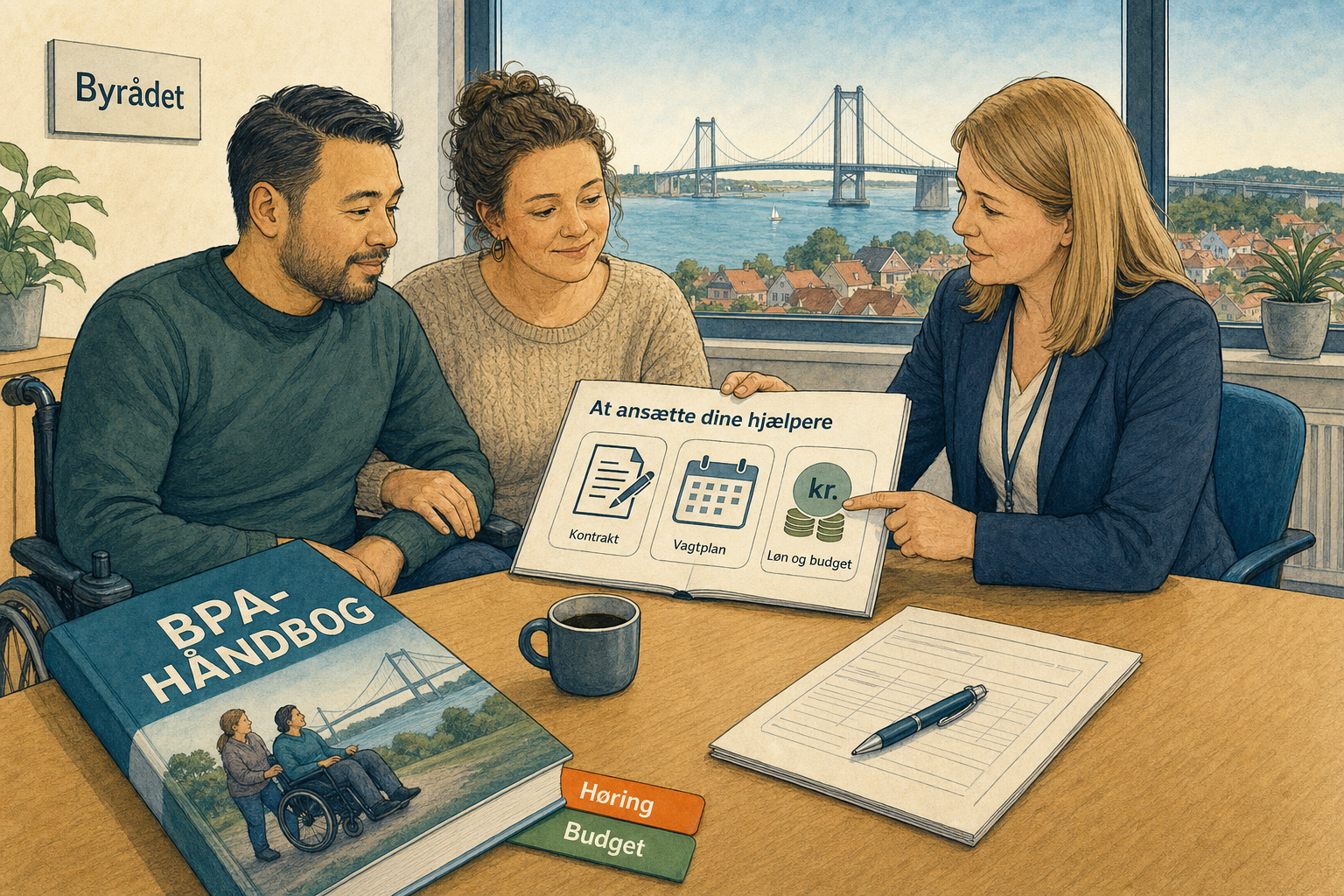Illustration til: Ny håndbog klar til borgere med personlig assistance