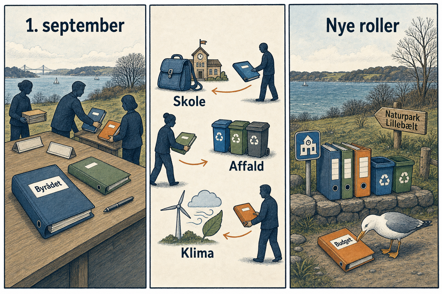 Illustration til: Socialdemokraterne rokerer rundt: Nye roller fra september