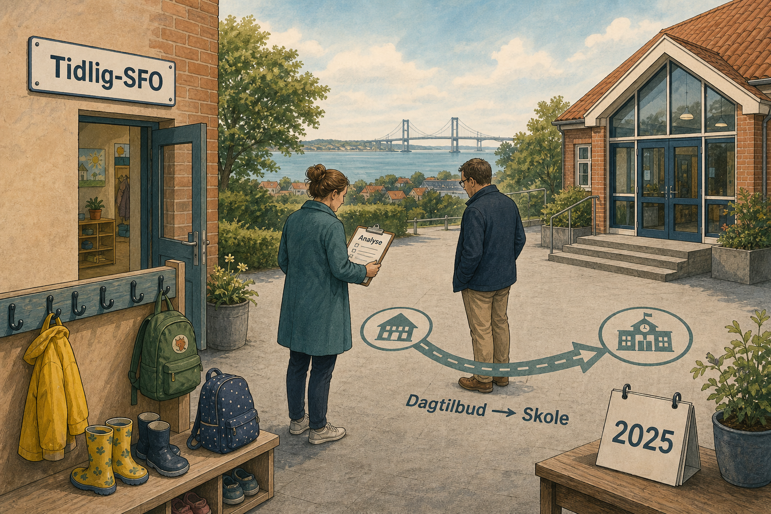 Illustration til: Tidlig-SFO: Byrådet vil analysere overgang før ændringer