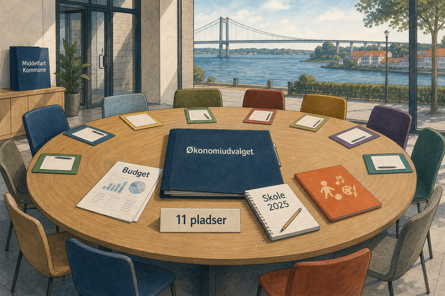 Illustration til: Byrådet ændrer styrelsesvedtægt: Flere partier ind i Økonomiudvalget