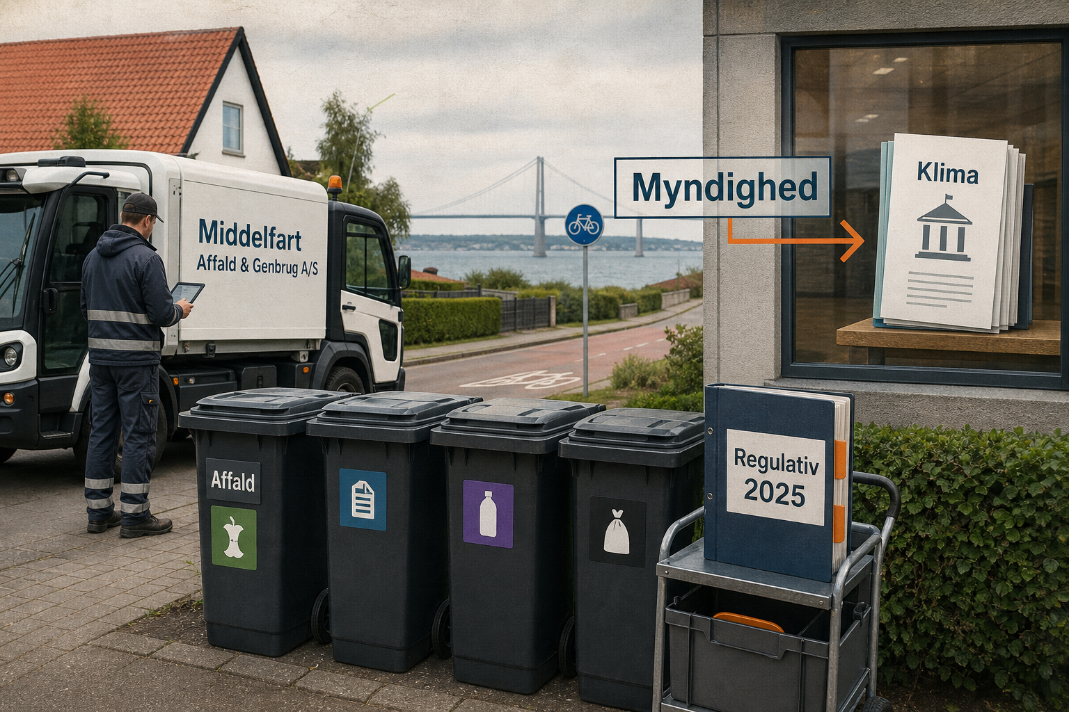 Illustration til: Affaldsregler opdateres: Nyt navn og klarere ansvar i regulativet