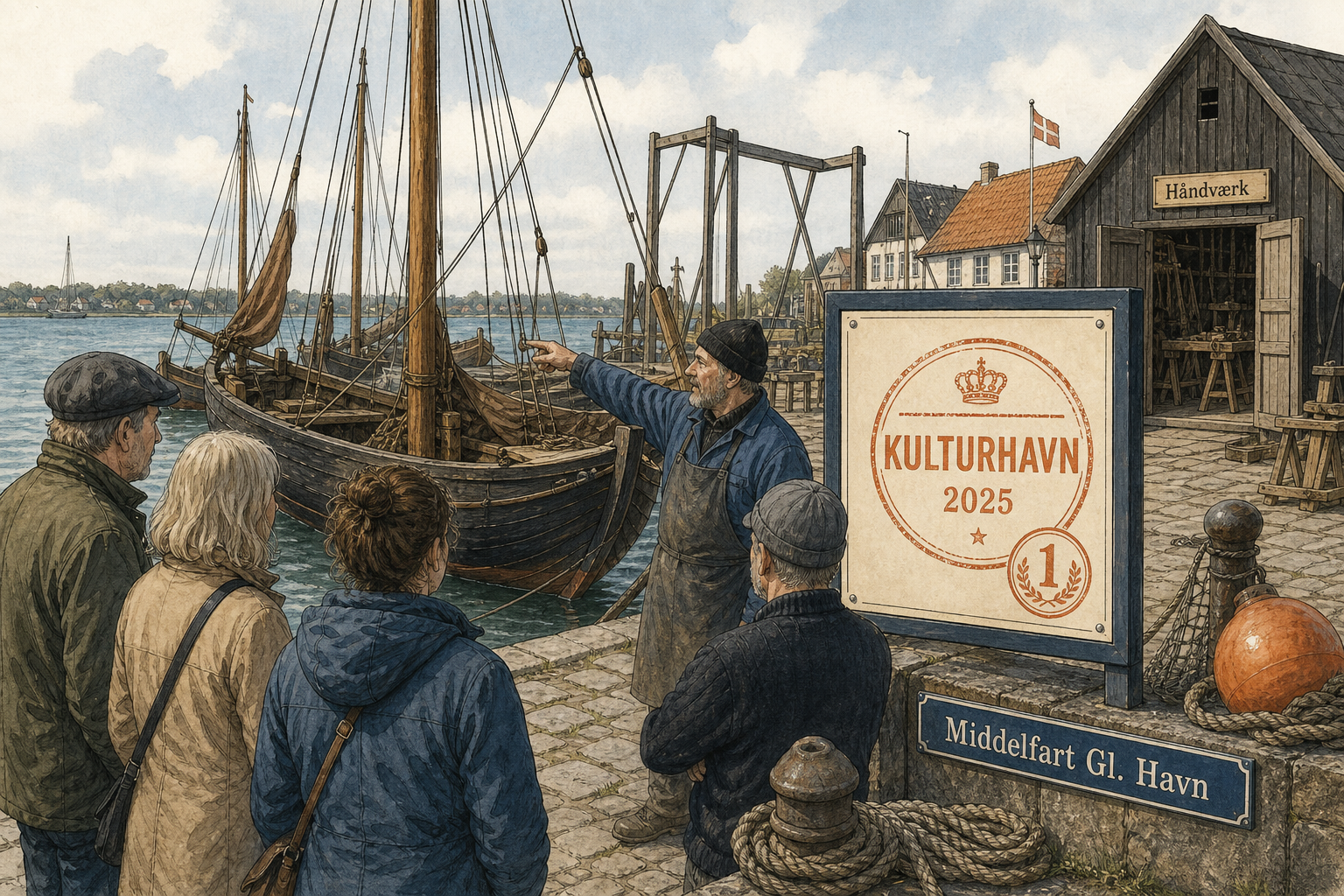 Illustration til: Gl. Havn får stempel som Danmarks første kulturhavn