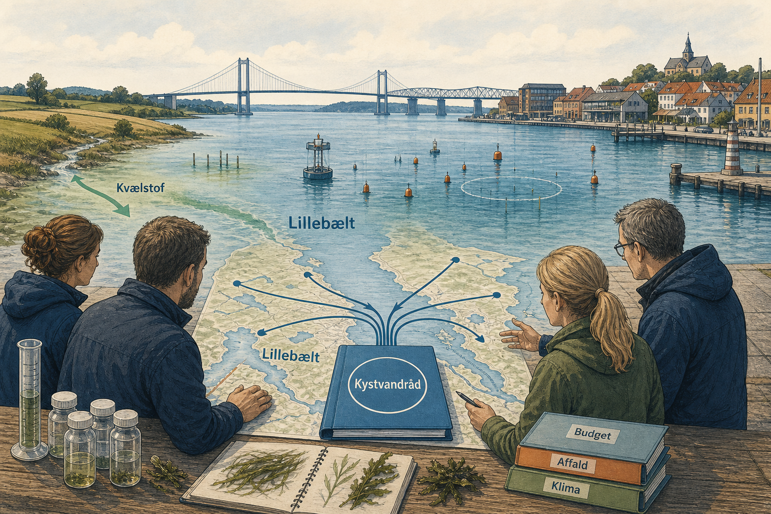 Illustration til: Ny ansøgning kan give Lillebælt et kystvandråd med lokale interesser