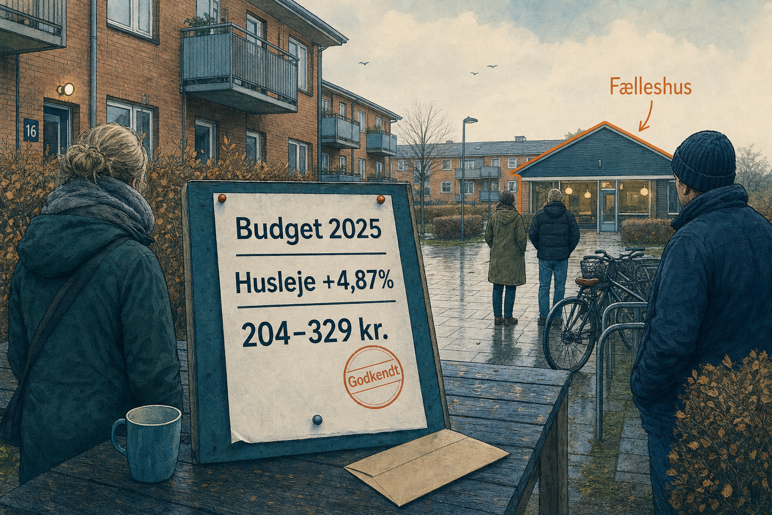 Illustration til: Huslejen stiger på Øresundsvænget – kommunen måtte godkende budgettet