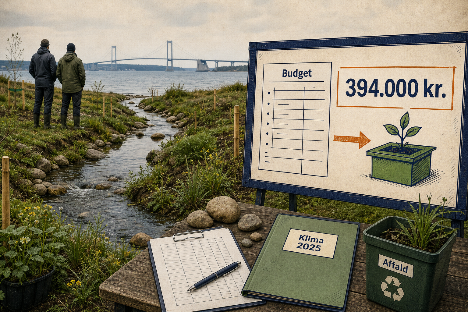 Illustration til: Natur- og energipulje ender med mindreforbrug på 394.000 kroner