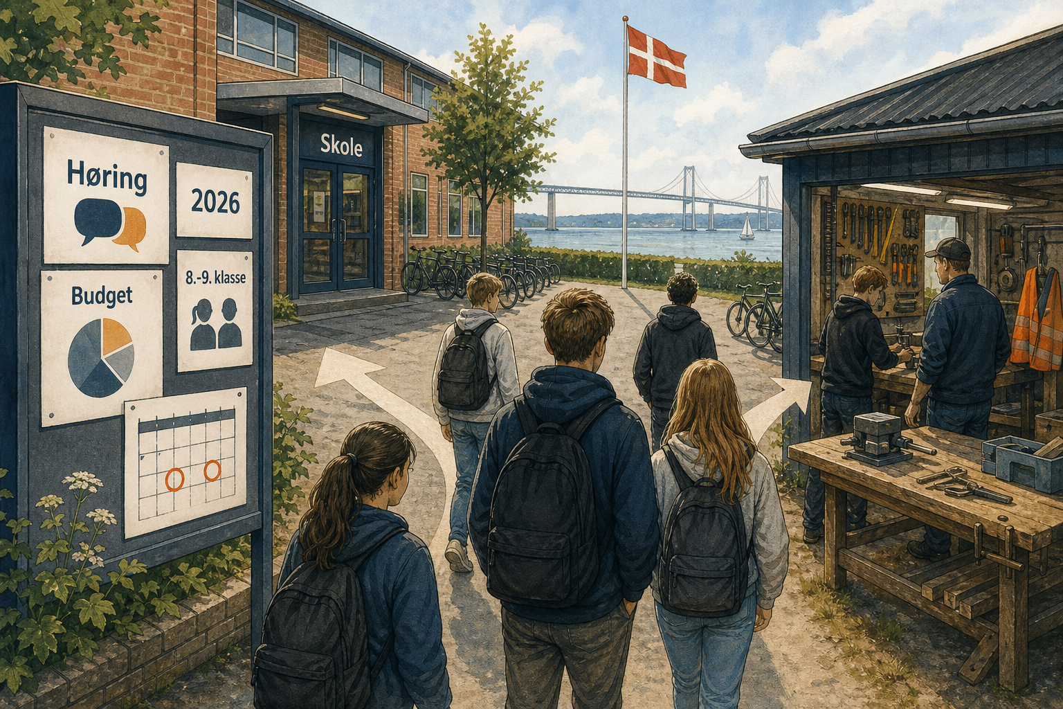 Illustration til: Ny juniormesterlære på alle skoler sendes i høring i Middelfart