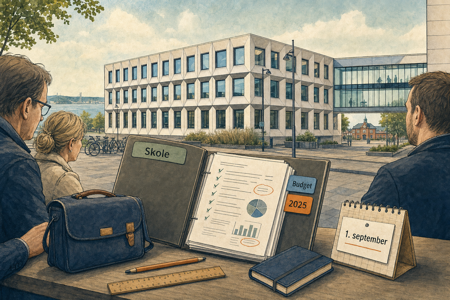 Illustration til: Skoleudvalget gør status på mål for 2022-2025 før ny byrådsperiode