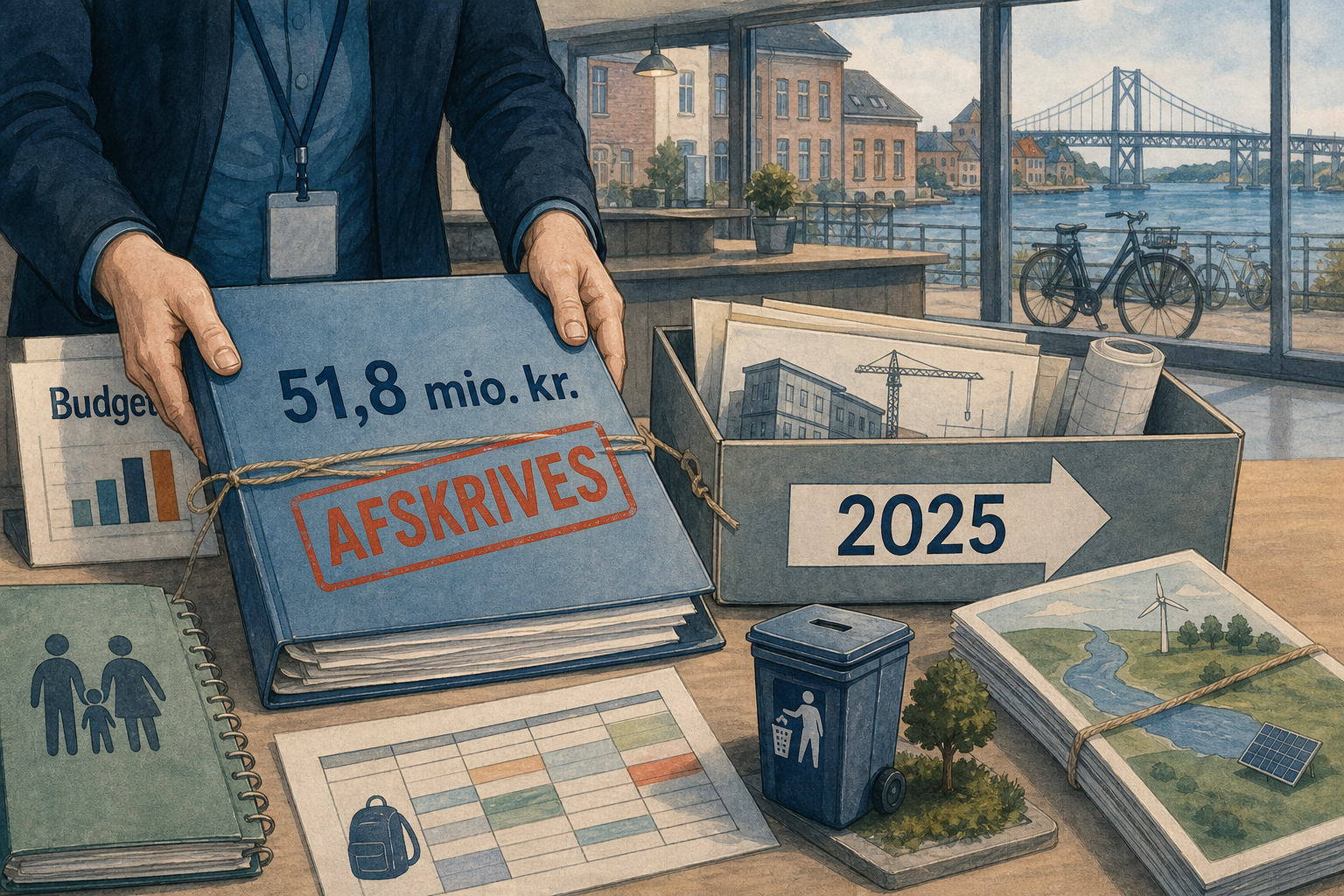 Illustration til: Stort underskud på social- og familieområdet foreslås slettet i regnskabet