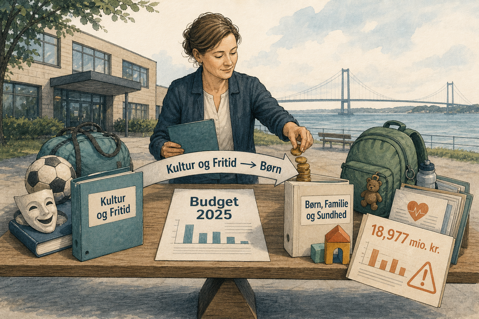 Illustration til: 18,977 mio. kr. i merforbrug: Kulturmidler flyttes til børneområdet