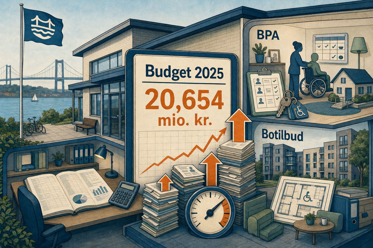 Illustration til: 20,7 mio. kr. ekstra pres på social- og sundhed – især BPA og botilbud