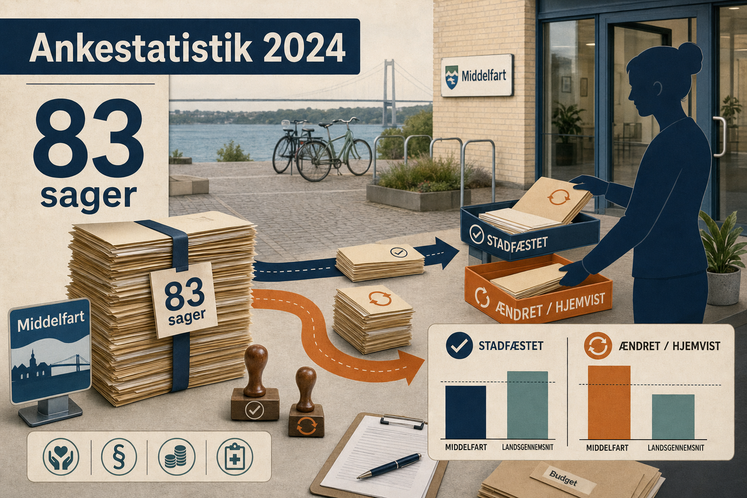 Illustration til: 83 klagesager afgjort: Middelfart ligger lidt under landets stadfæstelser