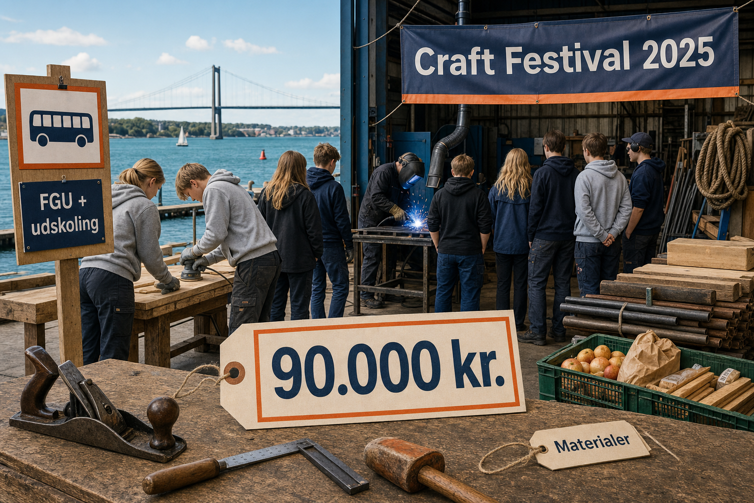 Illustration til: 90.000 kroner til Craft Festival for udskoling og FGU-elever