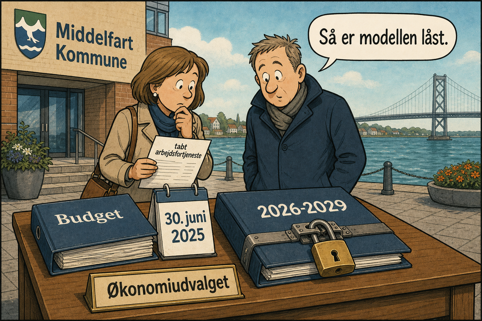 Illustration til: Byrådet skal låse vederlagsmodel fast for 2026-2029
