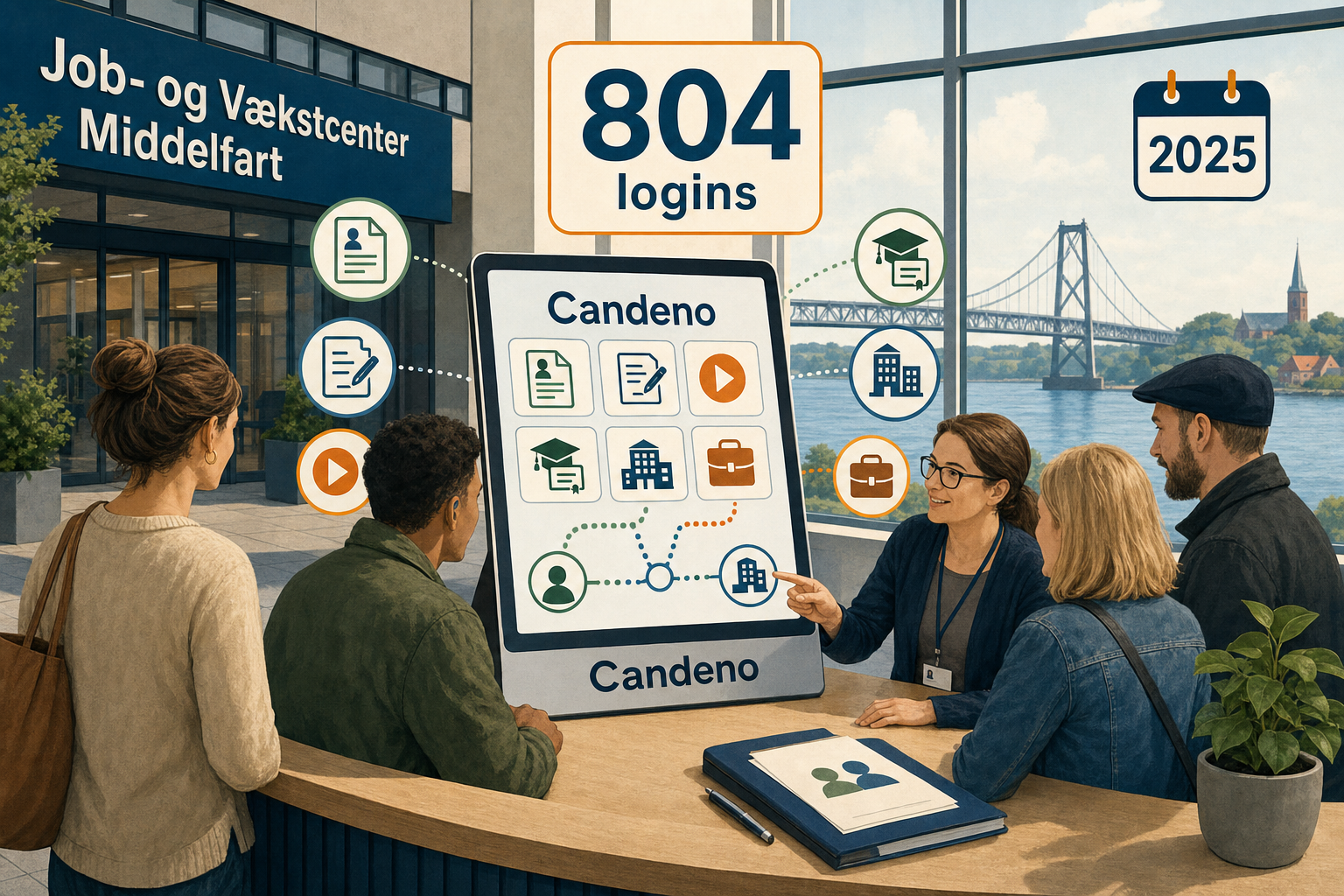 Illustration til: Candeno bliver fast værktøj i jobhjælpen efter stor interesse