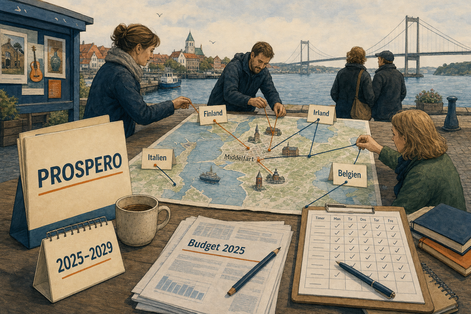 Illustration til: EU-projekt skal give Middelfart ny viden til lokale kulturmiljøer