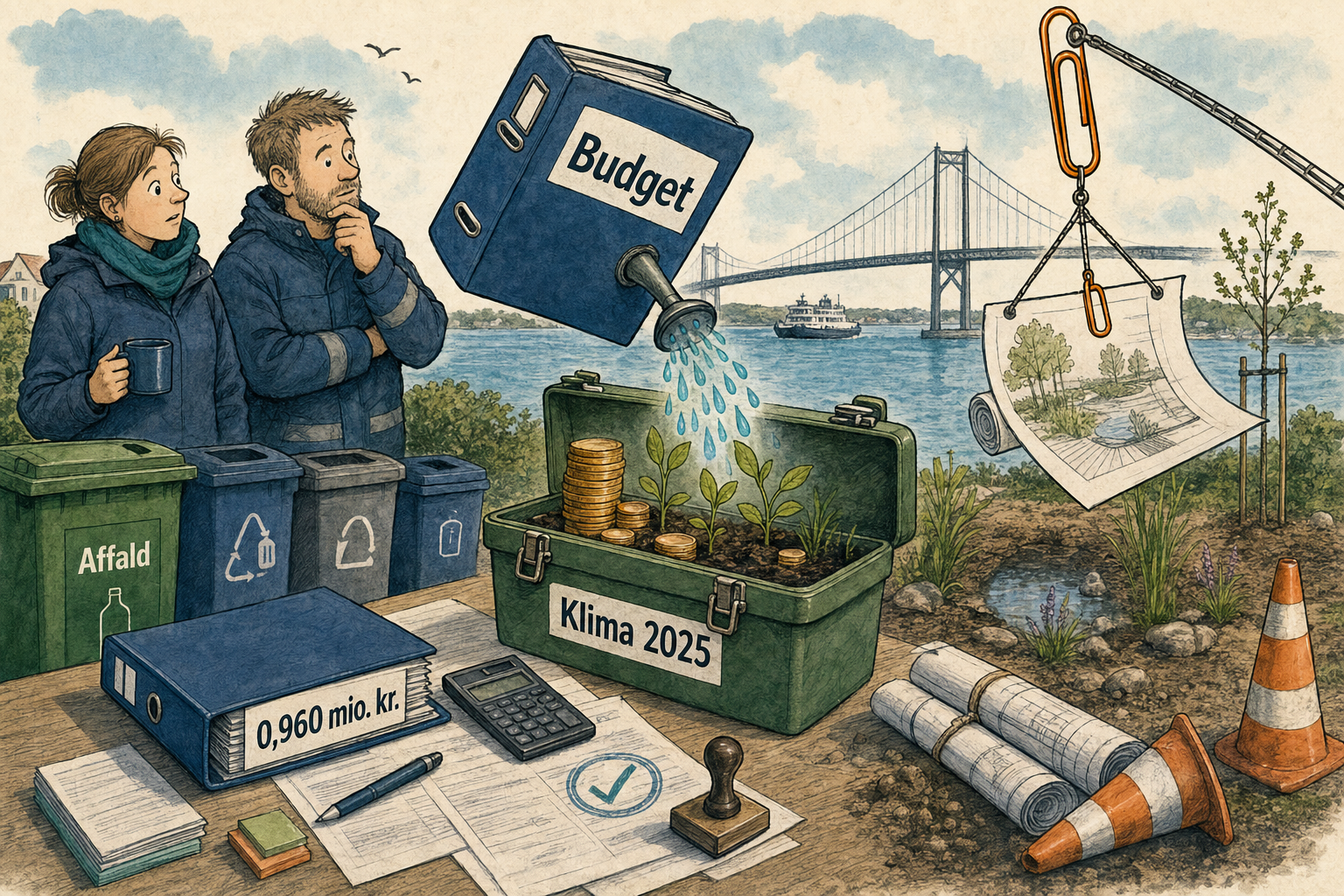 Illustration til: Næsten 1 mio. kr. ekstra til klimaindsatser fra opsparede midler