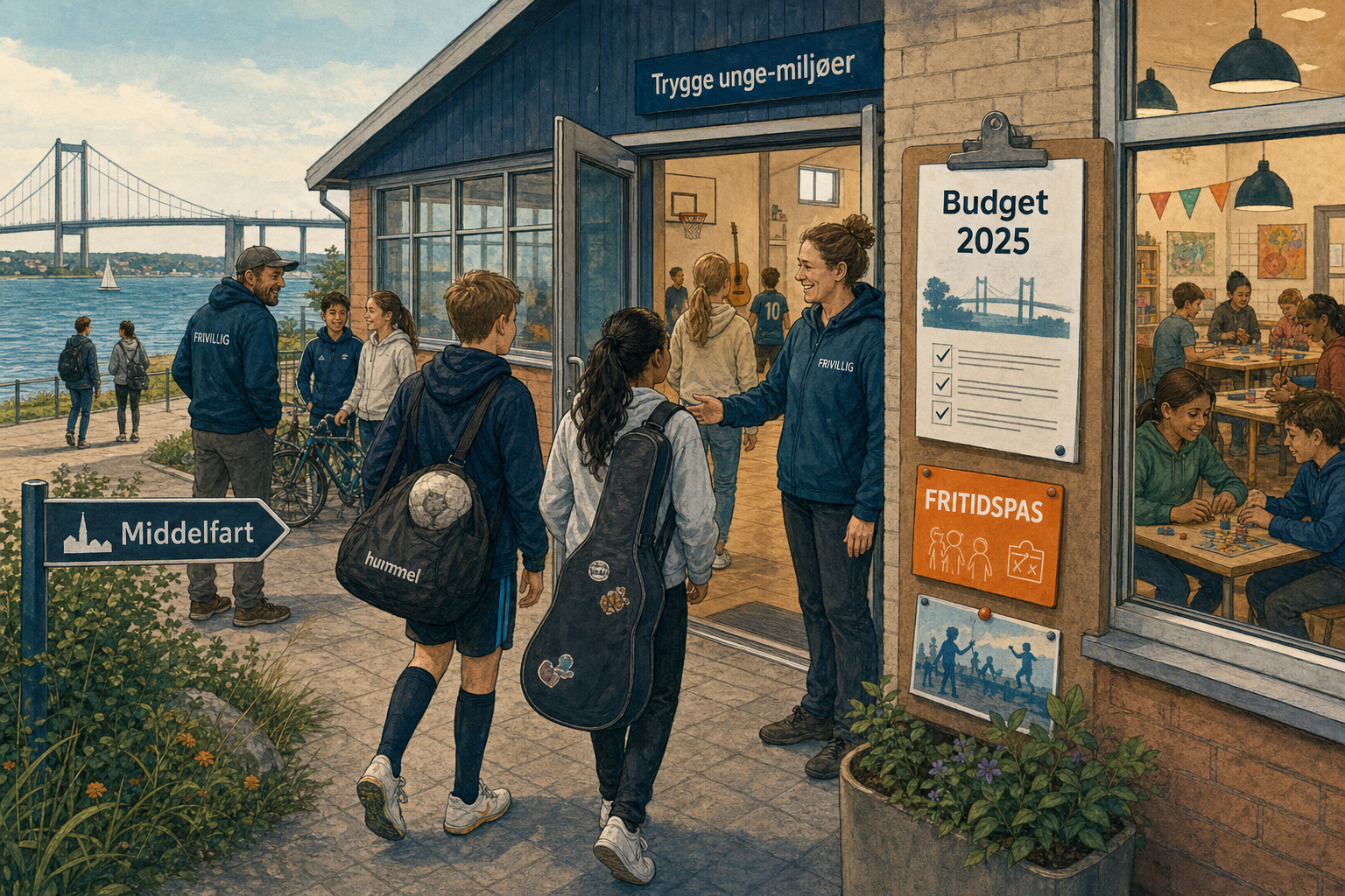 Illustration til: Trivselsråd: Fritidslivet skal være en del af løsningen på mistrivsel