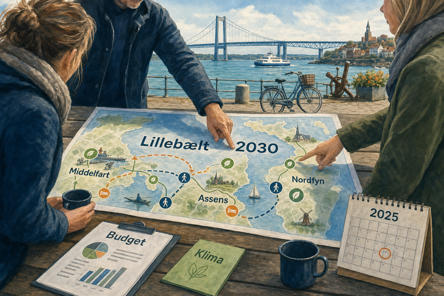 Illustration til: Turismeplan for Lillebælt skal samle investeringer frem mod 2030