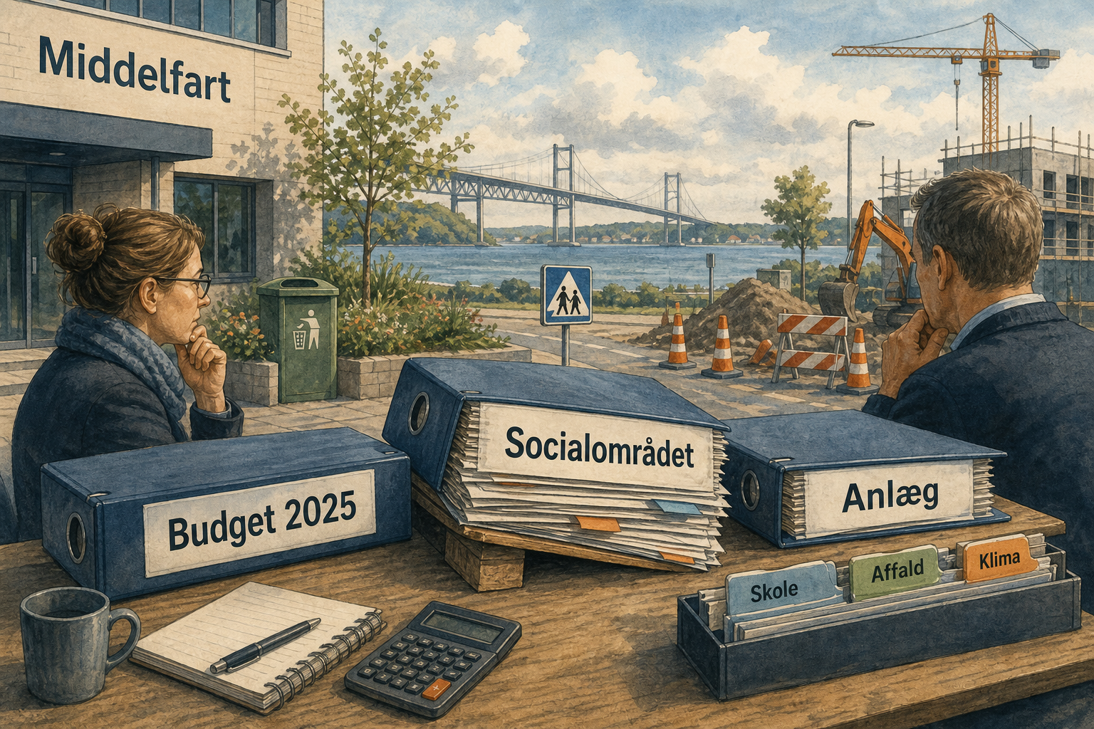 Illustration til: Udgifter på socialområdet presser økonomien i Middelfart i 2025