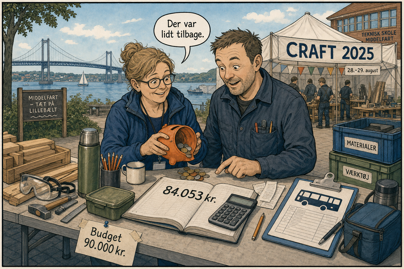 Illustration til: CRAFT-festival endte under budget: 84.053 kr. brugt på to dage