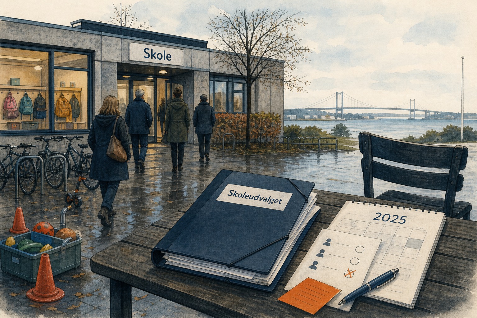 Illustration til: Mistillid til skoleudvalgets formand efter strid om tidlig SFO-sag