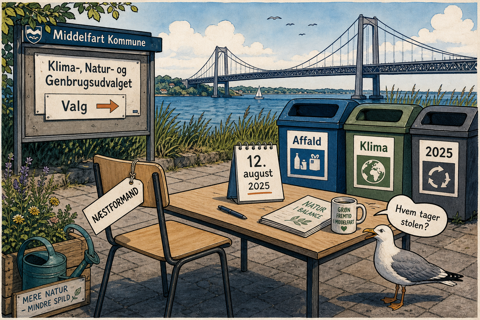 Illustration til: Ny næstformand skal findes efter SF-profil forlader Byrådet