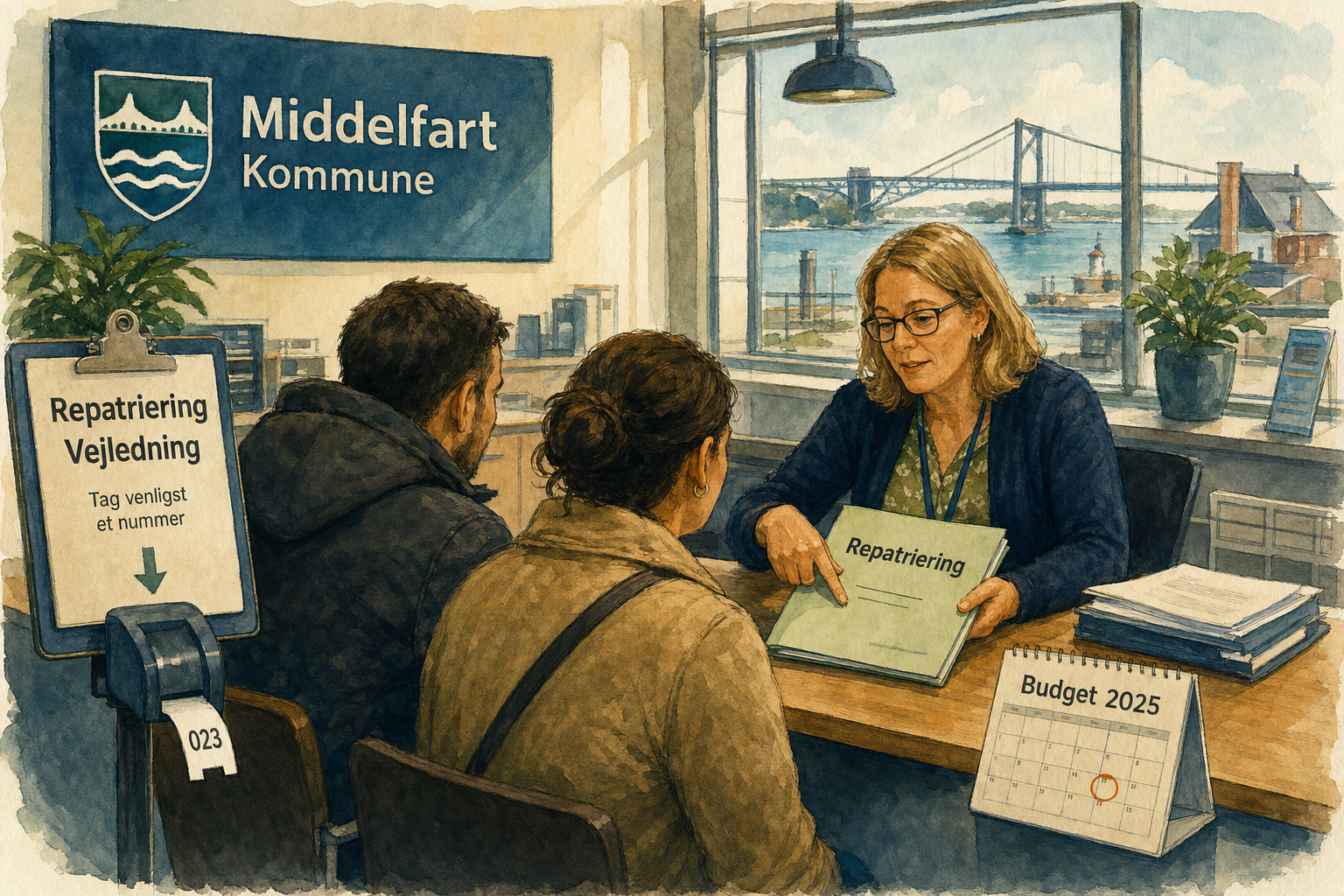 Illustration til: Flere syrere spørger til hjemrejse – kommunen justerer vejledningen