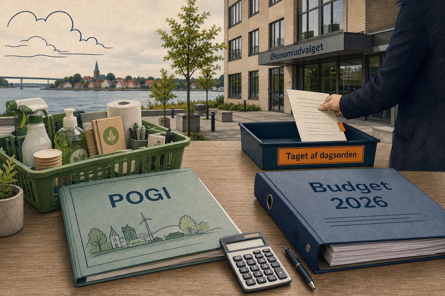 Illustration til: Grønt indkøbssamarbejde skal på medlemskontingent – sag taget af dagsorden