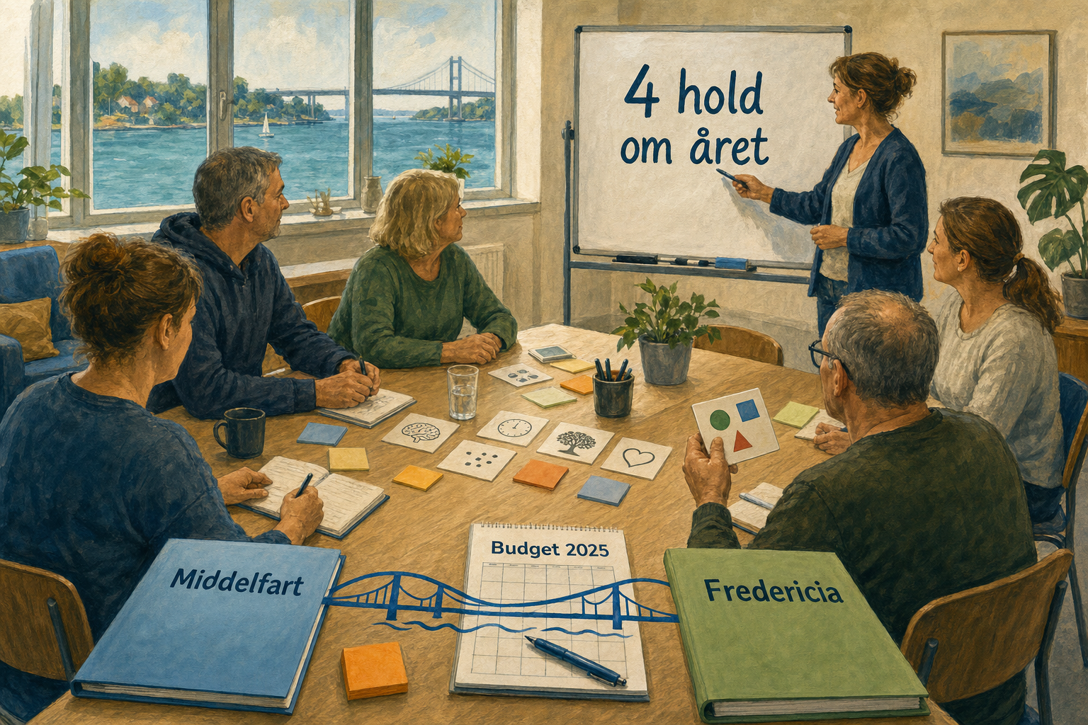 Illustration til: Nyt fælles forløb giver flere hold til senhjerneskadede på Lillebælt