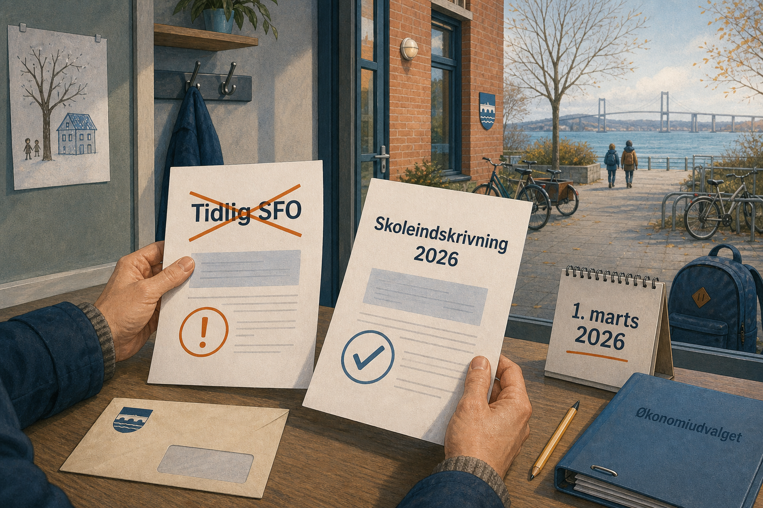 Illustration til: Forældre fik forkert besked om tidlig SFO – kommunen retter indskrivningsbrev