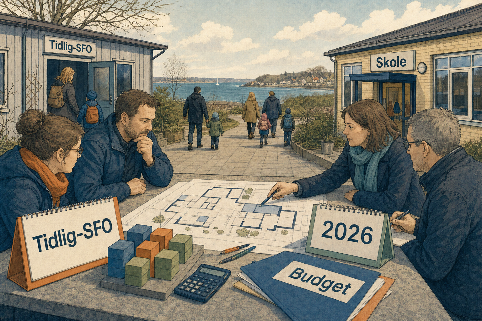 Illustration til: Ny analyse skal afgøre fremtiden for Tidlig-SFO: Planen er klar