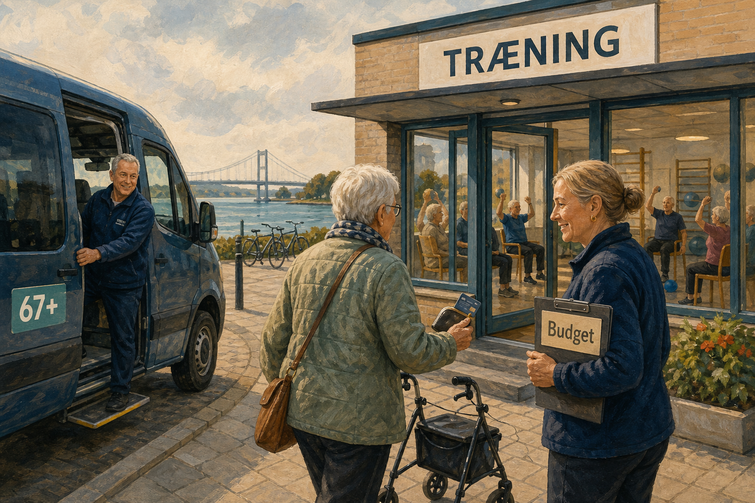 Illustration til: 67+ får igen adgang til kørsel til holdtræning – mod egenbetaling