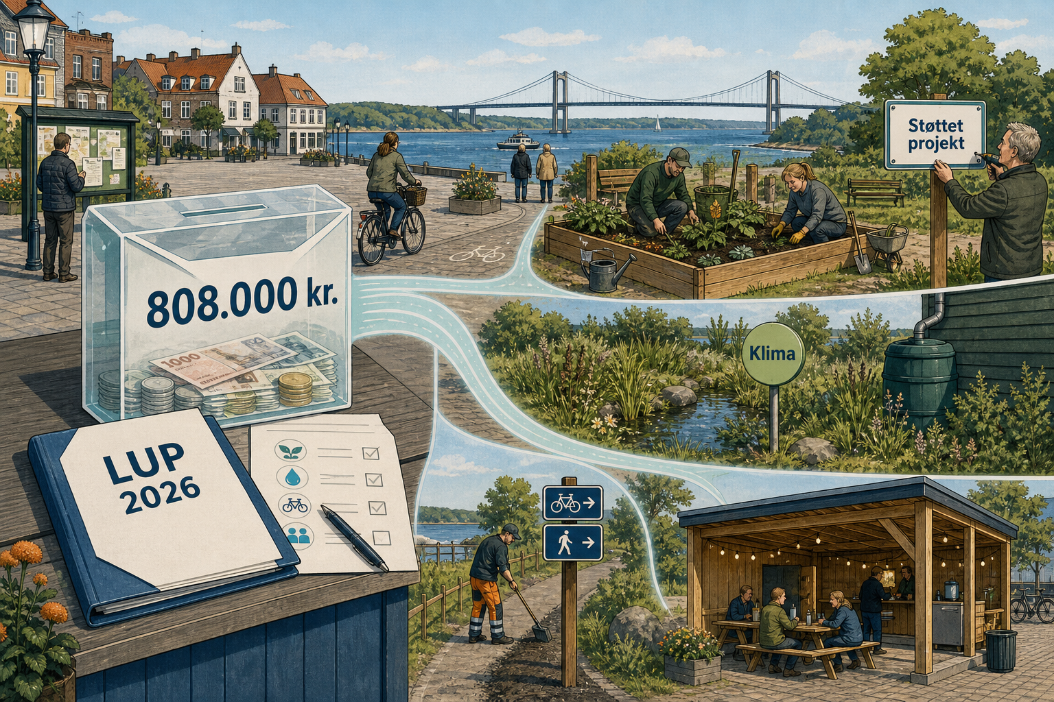 Illustration til: 808.000 kroner i ny pulje til lokale udviklingsprojekter i 2026