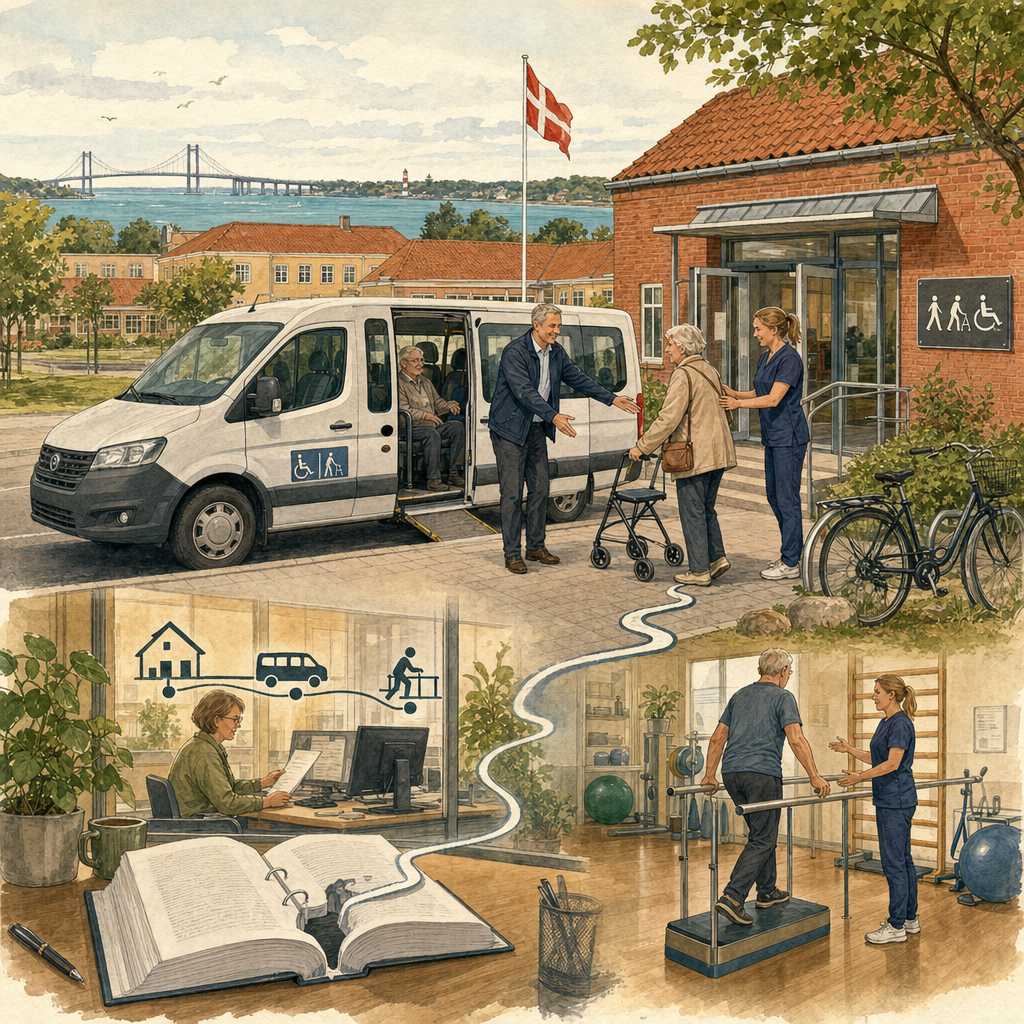 Illustration til: Kørsel til træning for 67+ reddes efter hul i ældreloven