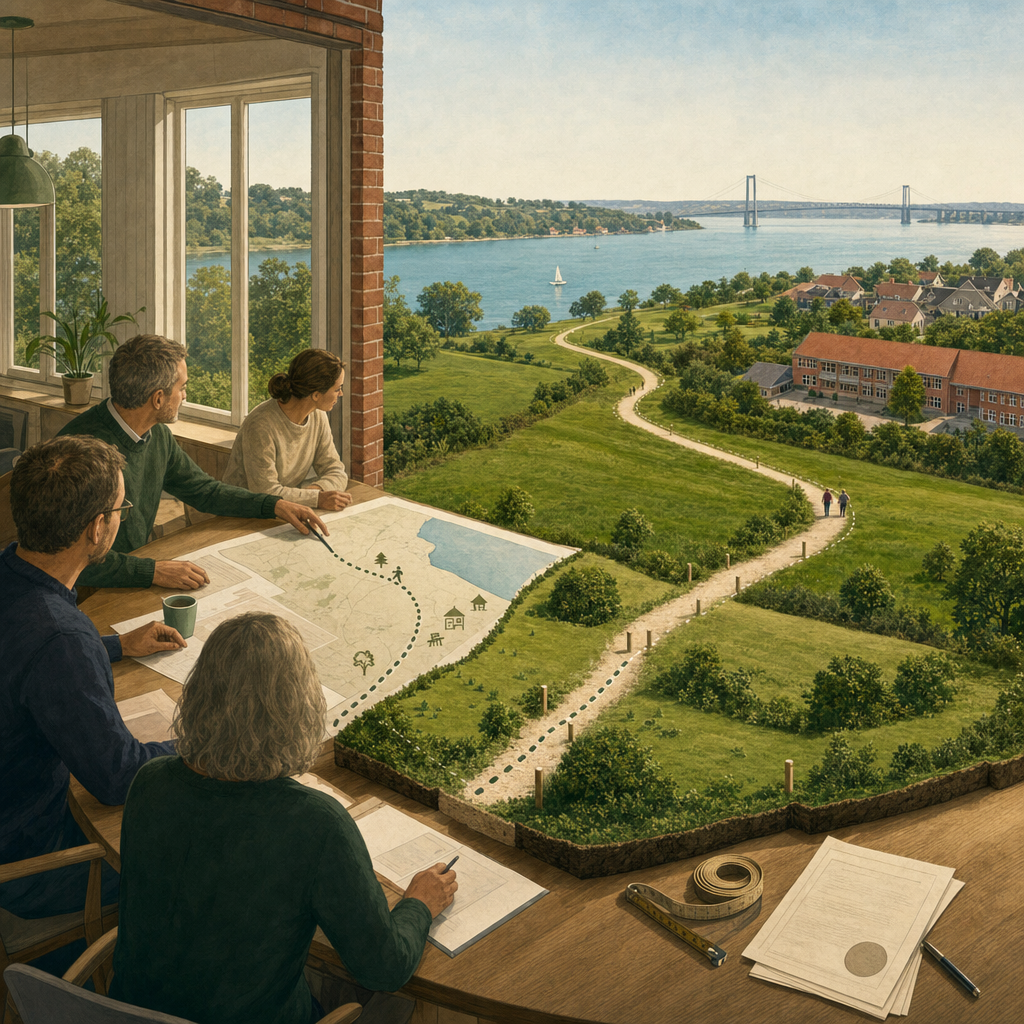 Illustration til: Lillebæltstien skal forlænges: 2026 bliver året med lodsejeraftaler